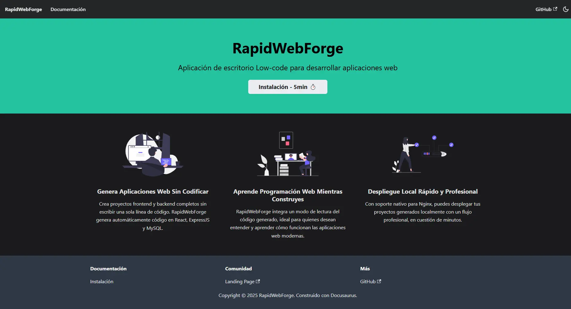 RapidWebForge Documentation